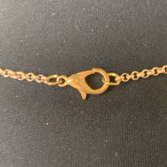 Necklace fan brass filigree - Picture 6 of 9